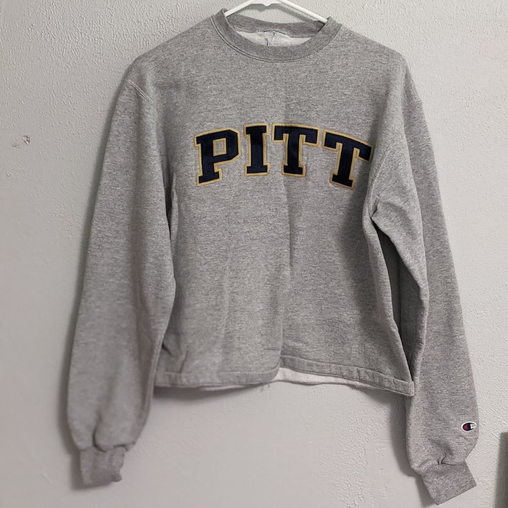 Pittsburg University Cropped Sweatshirt